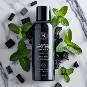 Champú Detox Purificante con Carbón Activo y Menta