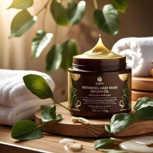 Mascarilla Capilar Reparadora con Queratina y Aceite de Argán